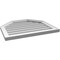 Ekena Millwork Octagonal Top Surface Mount PVC Gable Vent w/ 2"W x 1-1/2"P Brickmould Frame, 26"W x 22"H GVPOT26X2202SN - alternate 4
